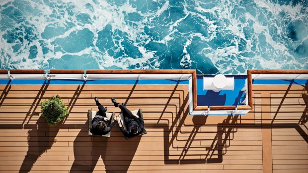 Relax on deck or join in the many activities on offer.
