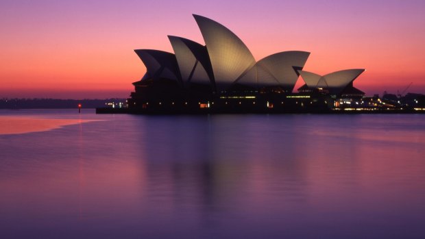 The iconic Sydney Opera House.