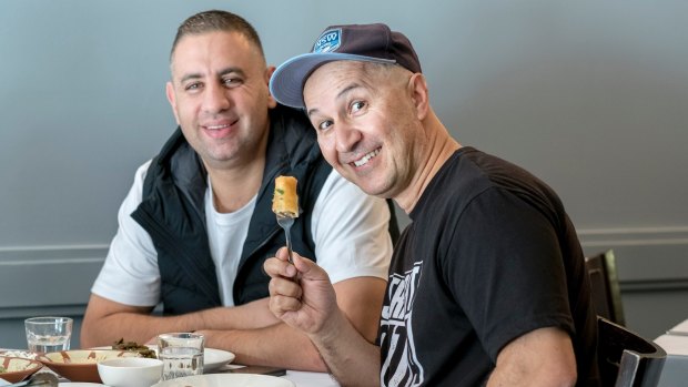 Say cheesy: Rob Shehadie (left) and Tahir Bilgic feel their comedy never quite gets the recognition it deserves.
