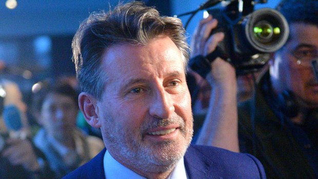 Camera teams follow IAAF-President Sebastian Coe after attending a press conference about WADA's Independent Commission Report in Munich, Germany, on Thursday.