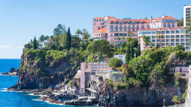 The luxe Belmond Reid's Palace, Fuchal, Madeira, Portugal.