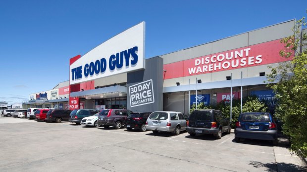 The Good Guys store in Geelong is one of nine stores leased to the electronics and whitegoods chain which have sold to private investors and a Sydney-based fund manager.