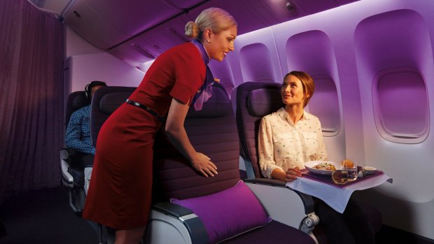 Virgin Australia premium economy.