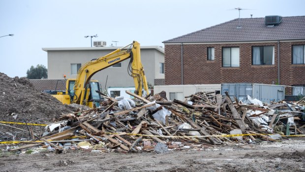 Rubble from the pub was dumped on a site owned by the developers in Cairnlea. Uncontained asbestos was among the rubble. 