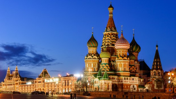 St. Basil's Cathedral in Moscow.
