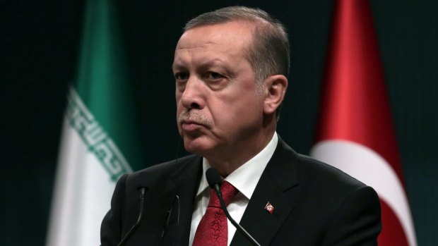 Called a megalomaniac dictator: Turkish President Recep Tayyip Erdogan.