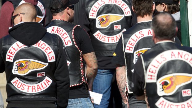 Police allege the accused is a member of the Hells Angels.