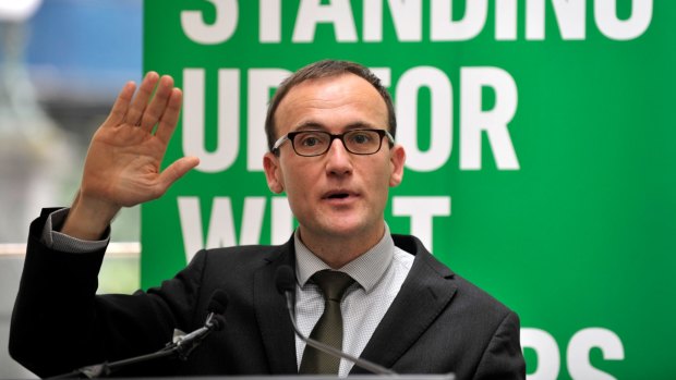 Greens deputy leader Adam Bandt voted against excluding Senator Rhiannon from party room decisions: "I genuinely believe excluding people is not the right thing to do."