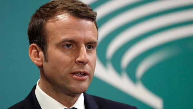 French President Emmanuel Macron.