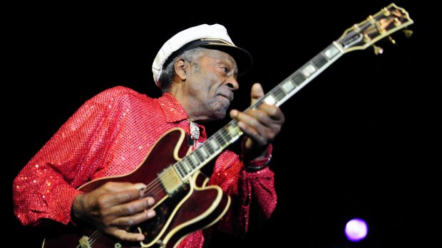 US rock 'n' roll legend Chuck Berry.