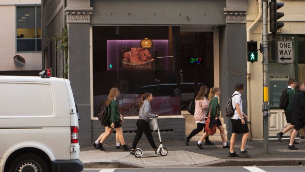 The Star Massage parlour in Sussex Street.