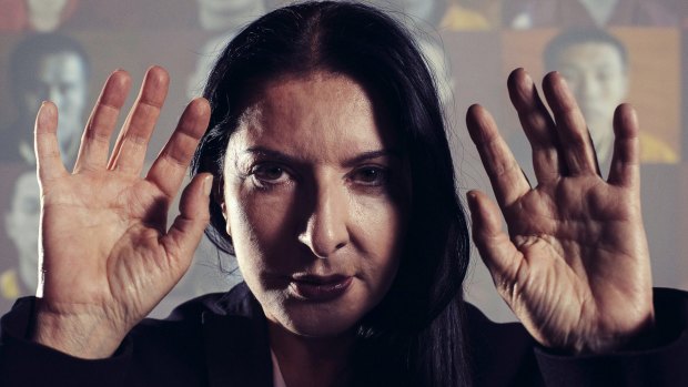 Push the pain away: Marina Abramovic describes herself as a "warrior".