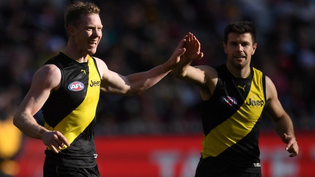 Little recognition: Trent Cotchin and Jack Riewoldt have flown under the radar this season.