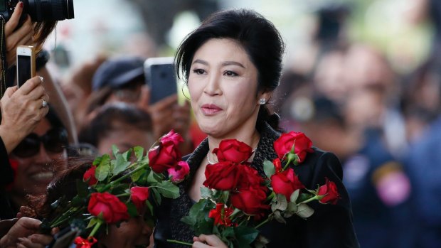 Yingluck Shinawatra fled before she was due in court in August.