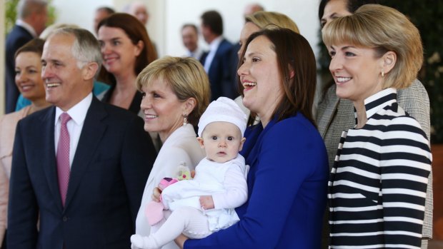 Prime Minister Malcolm Turnbull improved the number of women in cabinet last year but his backbench is suffering.