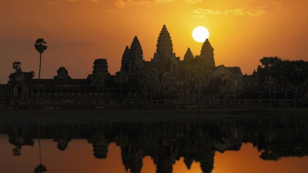 Angkor Wat in Cambodia is the sort of iconic photo background travellers are increasingly seeking. 
