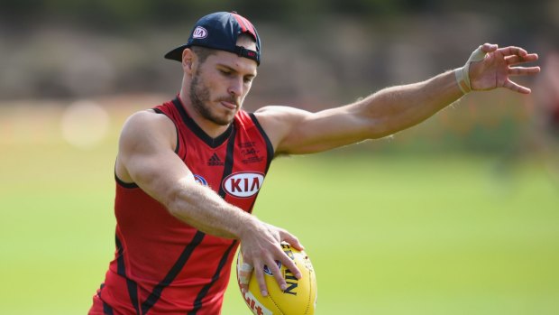 David Zaharakis will captain Essendon during the the AFLX competition.