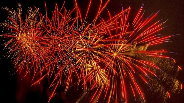 Australia Day is traditionally marked with firework displays across the nation.