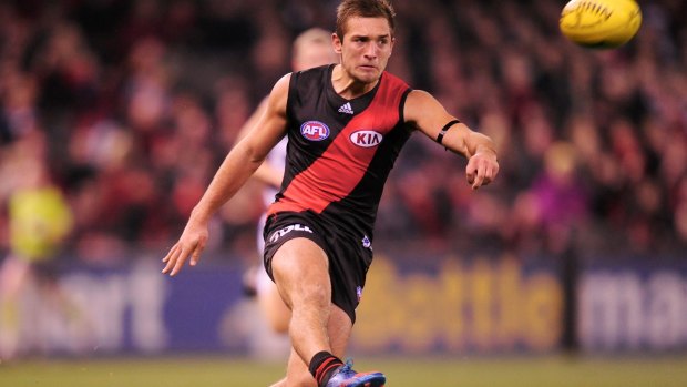 Sidelined: Cory Dell'Olio in action for Essendon.