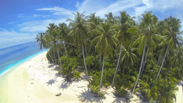 Mentawai Islands in Indonesia.