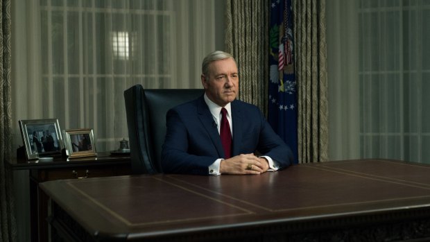 Frank Underwood (Kevin Spacey) in <i>House of Cards</i>: His villainy knows no bounds.