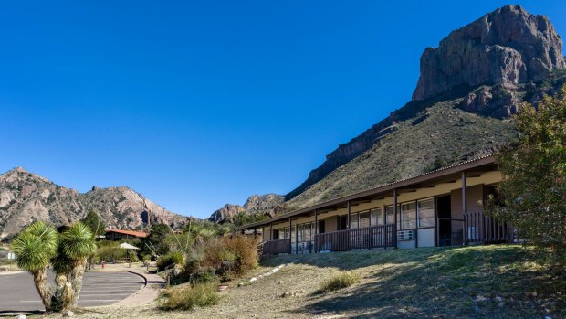 The Chisos Mountains Lodge, Big Bend National Park, Texas.