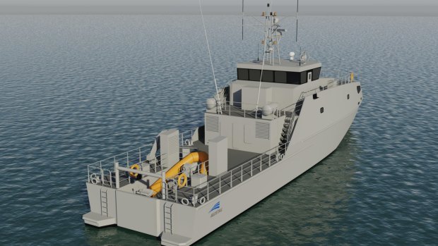 The design for Austral's fleet of Pacific patrol boats.