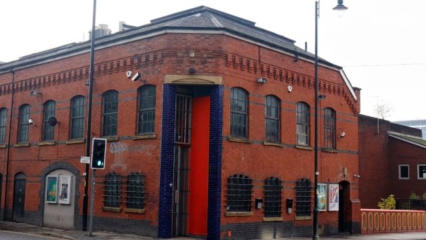 Tony Wilson`s former Factory Records building in Manchester.