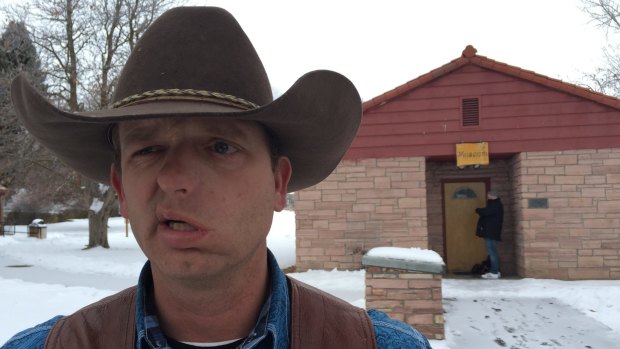 Ryan Bundy, part of the growing US militia movement that has sprung in opposition to Barack Obama's efforts to increase gun control.  