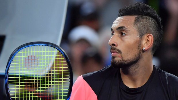 Nick Kyrgios is "feeling good" ahead of his second-round clash.