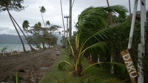 Cyclone Winston is expected to lash Fiji with winds up to winds up to 241 km/h on Sunday. File photo. 