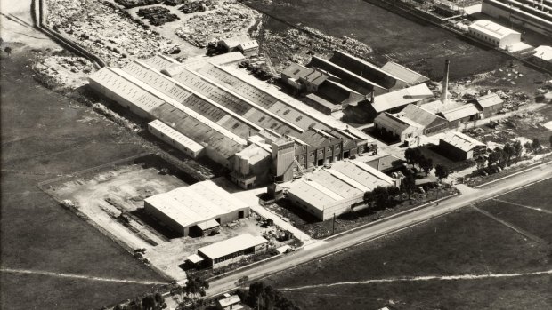 The Wunderlich factory in Sunshine North in 1956. 