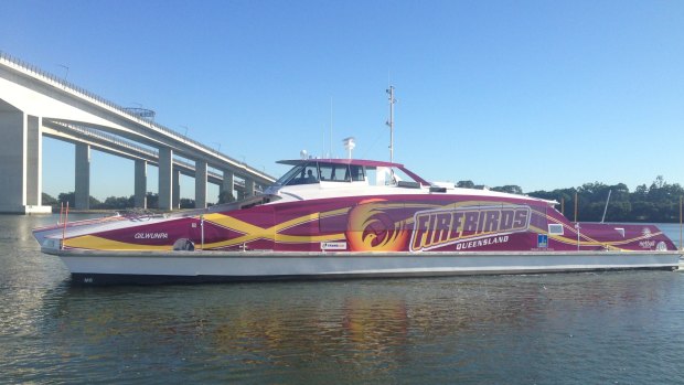 CityCat makes it way along the Brisbane River.