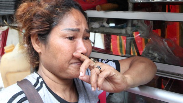 Food stall vendor Poe Arun became teary when asked how she felt about the imminent demolition of the White Building. 