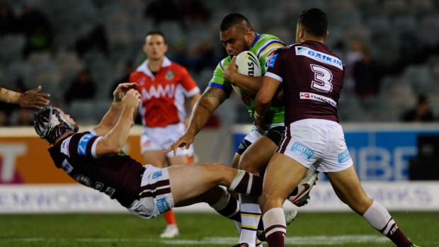 Junior Paulo has found a home at the Canberra Raiders. 