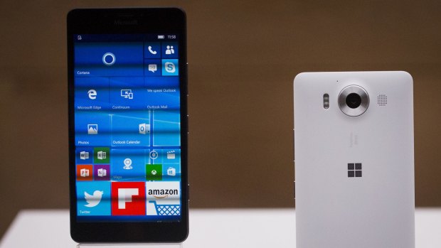 Microsoft's Lumia smartphones can double as a desktop.