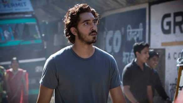 Dev Patel in a Kolkata scene from Lion.