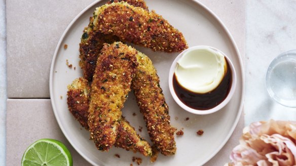 Chicken katsu tenders.