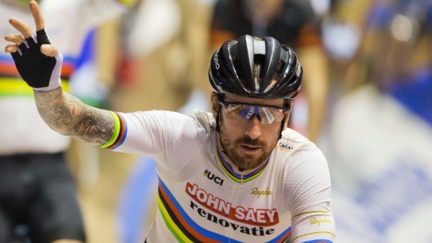 Wiggins in one of his last races – a six-day meet in Ghent, Belgium in November. 