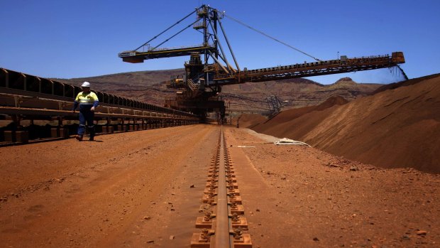The iron ore price has halved in the past 12 months and last stood at $US57.60 a tonne, the lowest since free-floating prices replaced an annual fixing system in 2009.
