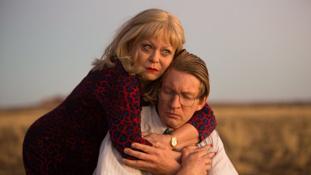 Jacki Weaver and David Wenham help make the most of edgy dialogue in their roles as co-conspirators. 