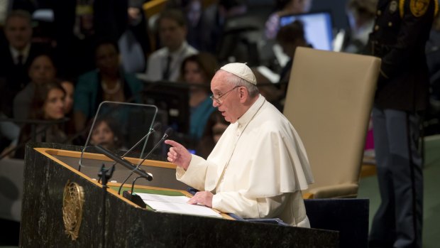 The Pope endorsed the new plan to drive global development.