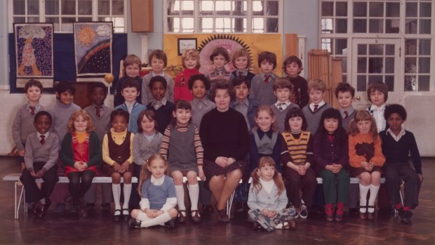 Steve McQueen's Year 3 class at Little Ealing Primary School, 1977.