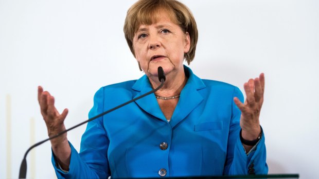 German Chancellor Angela Merkel expects Germany to receive 800,000 migrants this year.

