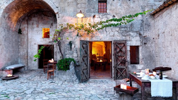 Basilicata Sextantio Le Grotte della Civita is an 18-room hotel created from old caves.