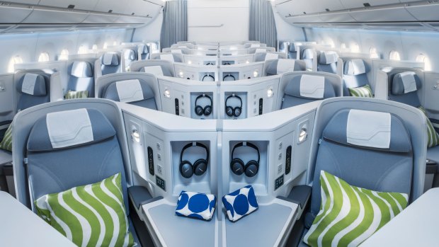 Finnair's business class experience is far superior to Qantas's, according to one Traveller reader.