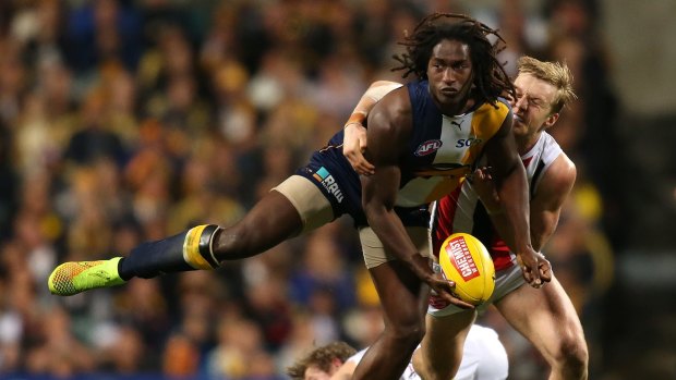 The extraordinary athleticism of Nic Naitanui will test Hawthorn on Friday.