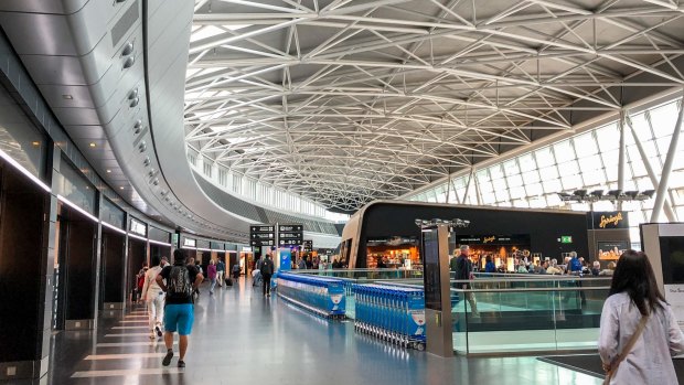 Zurich,Switzerland - 06-05-2018 : the waiting hall in Zurich Airport, also known as Kloten Airport, is the largest international airport of Switzerland.Â 