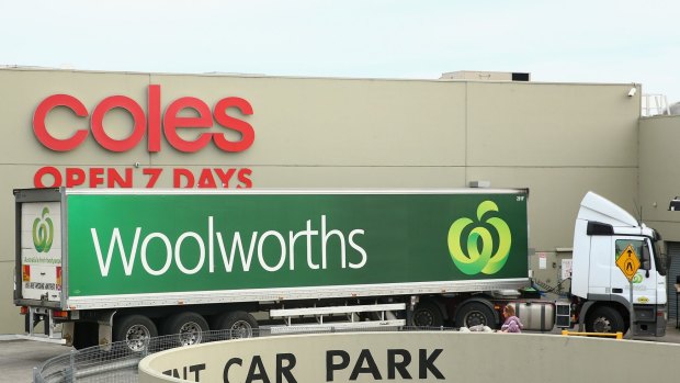 There's no suggestion that Coles is going to sit back and let Woolworths build a big lead.