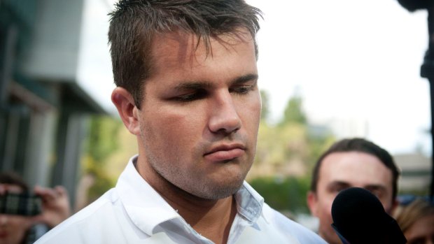 Gable Tostee leaves court a free man on Thursday.